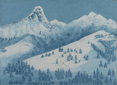 海老原喜之助《雪景》1930年