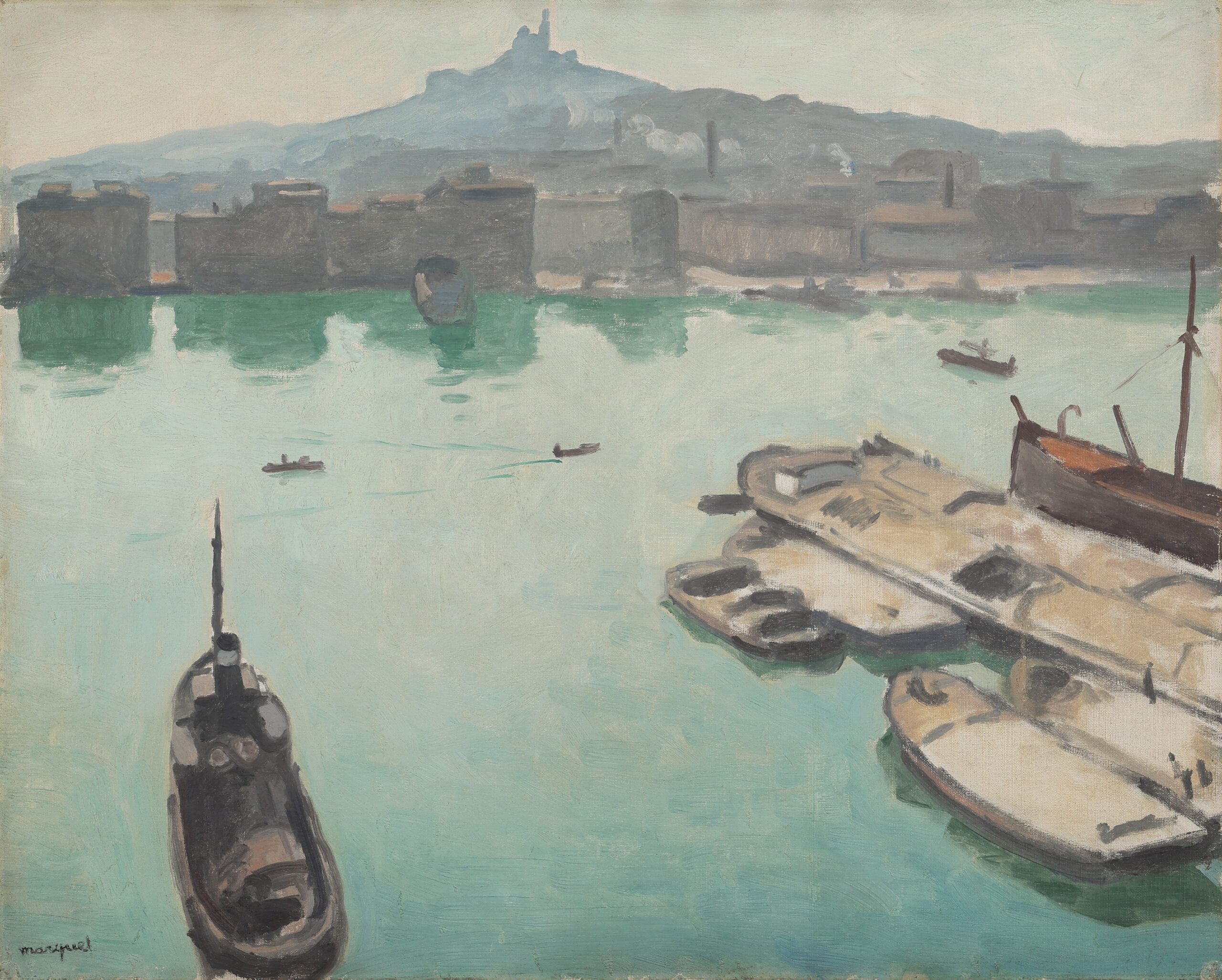 《マルセイユの港》1916年　公益財団法人大原芸術財団 大原美術館