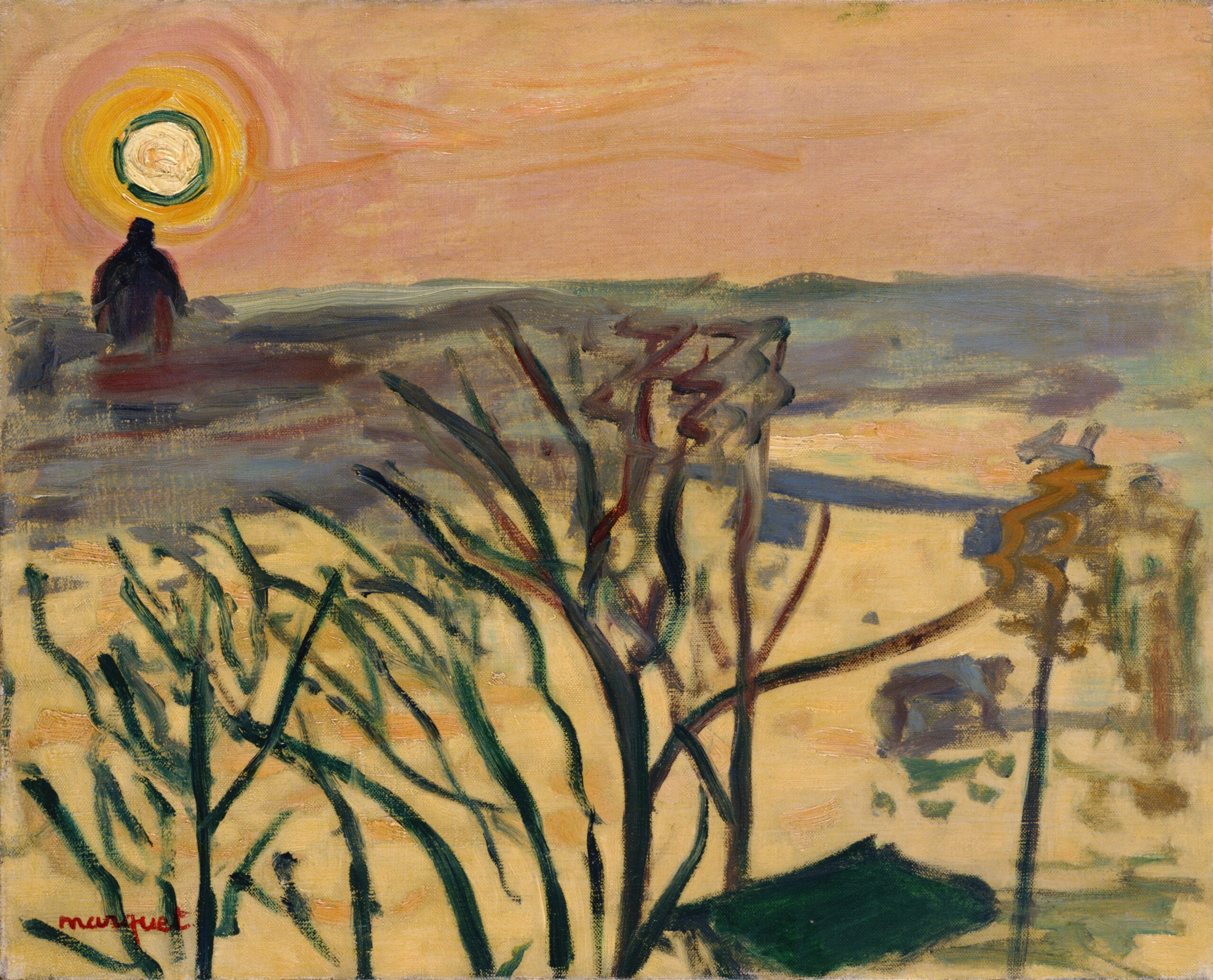 《冬の太陽、パリ》1904年　ポーラ美術館